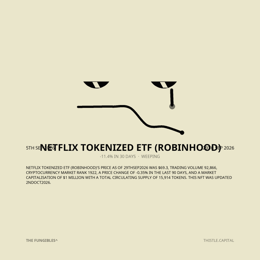 Netflix Tokenized ETF (Robinhood)